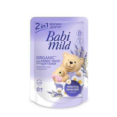 Babimild Babi Mild Natural 2In1 Baby Liquid Fabric Wash Relaxing Lavender 530 Ml.