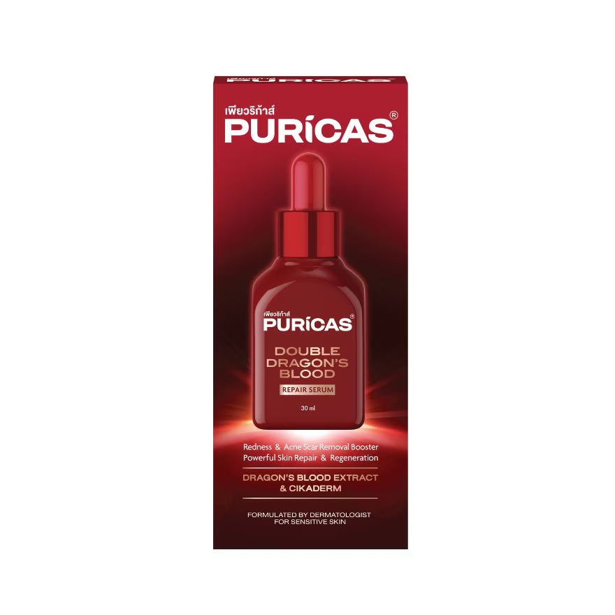 Puricas Double Dragon's Blood Repair Serum 30 ml.