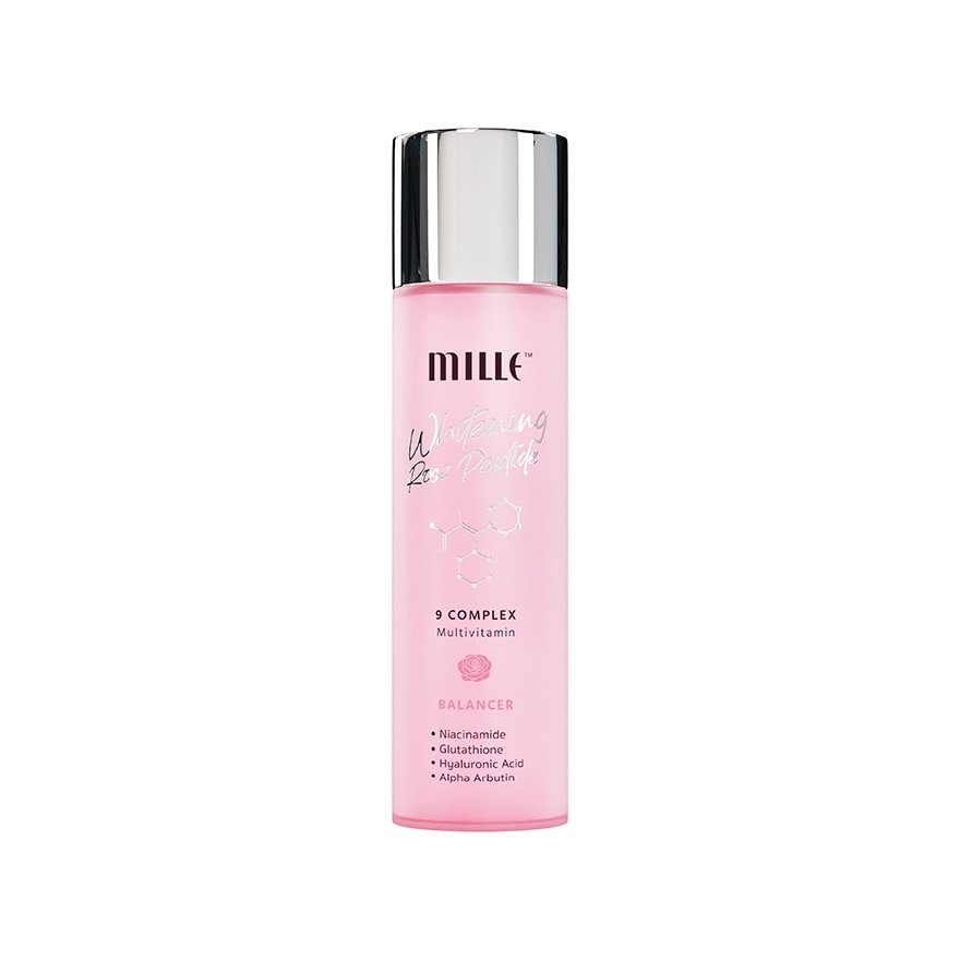 Mille Whitening Rose Peptide 9 Complex Balancer 130g.