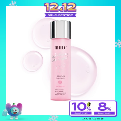 Mille Mille Whitening Rose Peptide 9 Complex Balancer 130g.