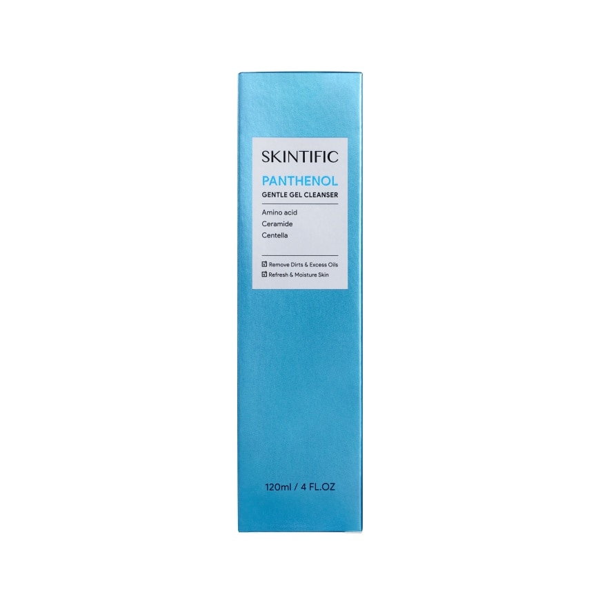 Skintific Panthenol Gentle Gel Cleanser 120 ml.