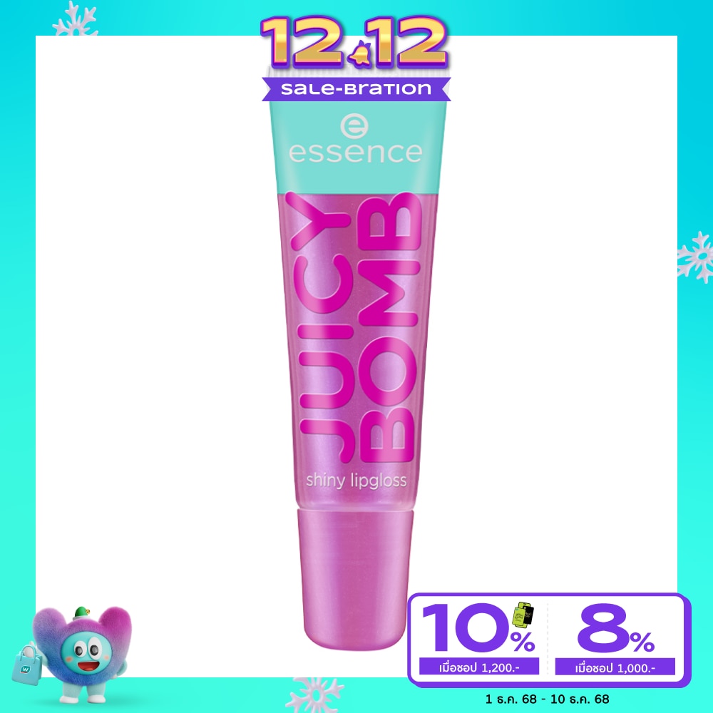เอสเซนส์ จุ๊ยซี่ บอมบ์ ชายน์นี่ ลิปกลอส 10มล. 105 เบาน์ซี่ บับเบิ้ลกัม