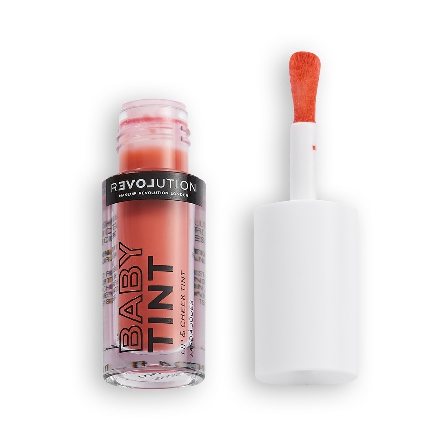 Makeup Revolution Relove Baby Tint Lip  Cheek Tint  1.4g. Coral