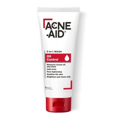 Acne Aid แอคเน่-เอด 5-in-1 วอช ออยล์ คอนโทรล 100 มล.