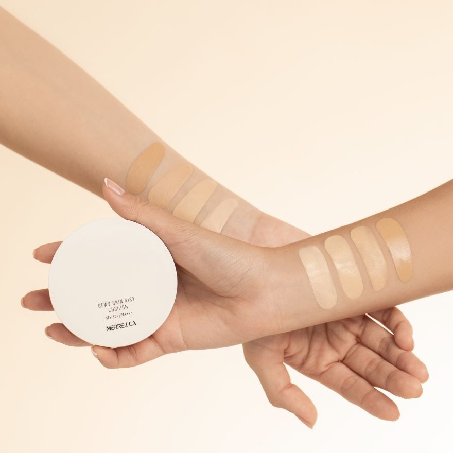 เมอร์เรซกา ดิวอี้ แอร์รี่ คุชชั่น SPF50+ PA++++ 15ก. มีเดียม