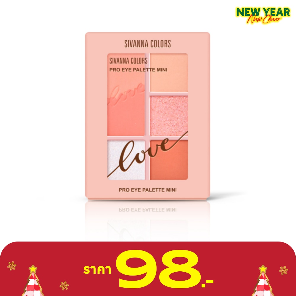 ซีเวนน่า คัลเลอร์ โปร อาย พาเลท มินิ 6ก. 02 วอร์ม ออเรนจ์