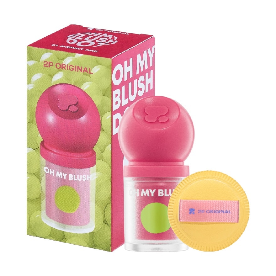 2P Original Oh My Blush Dot 3g. 01 Sherbet pink