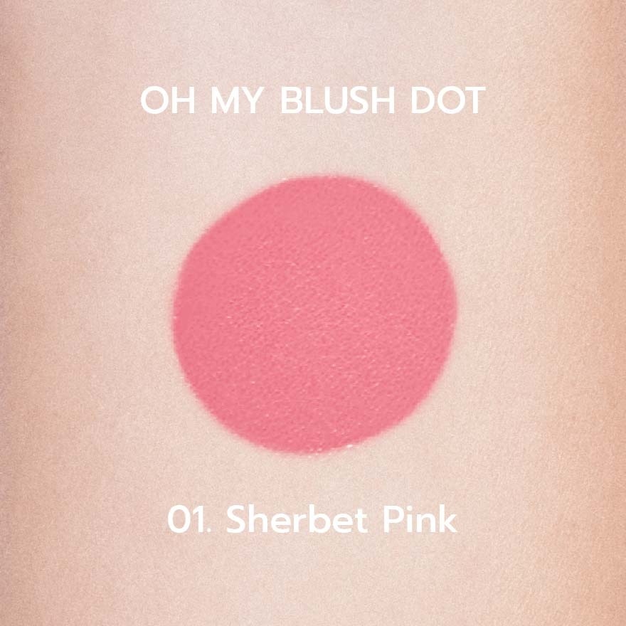 2P Original Oh My Blush Dot 3g. 01 Sherbet pink