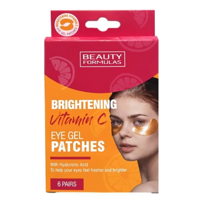 Beauty Formulas Beauty Formulas Brightening Vitamin C Eye Gel Patches 6 pairs.