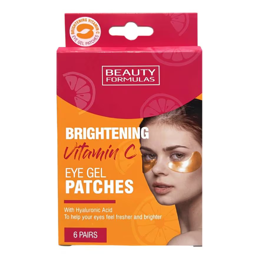 Beauty Formulas Brightening Vitamin C Eye Gel Patches 6 pairs.