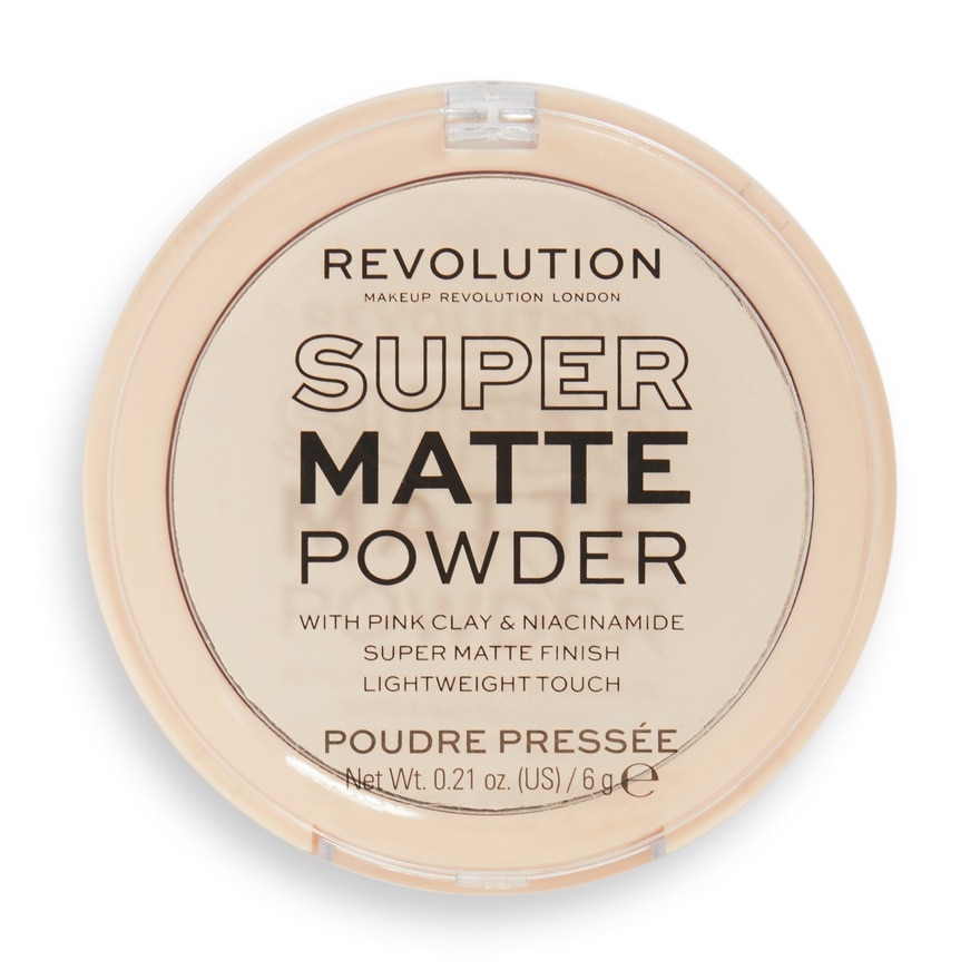 Makeup Revolution Relove Super Matte Powder 6g. Translucent