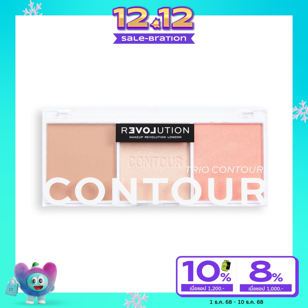Makeup Revolution #MUR Relove Trio Contour Palette Sugar