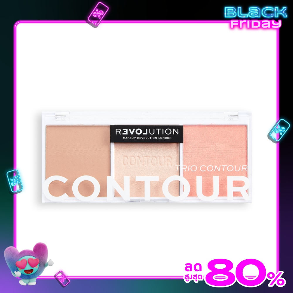 Makeup Revolution #MUR Relove Trio Contour Palette Sugar