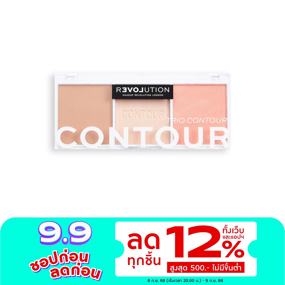 Makeup Revolution #MUR Relove Trio Contour Palette Sugar