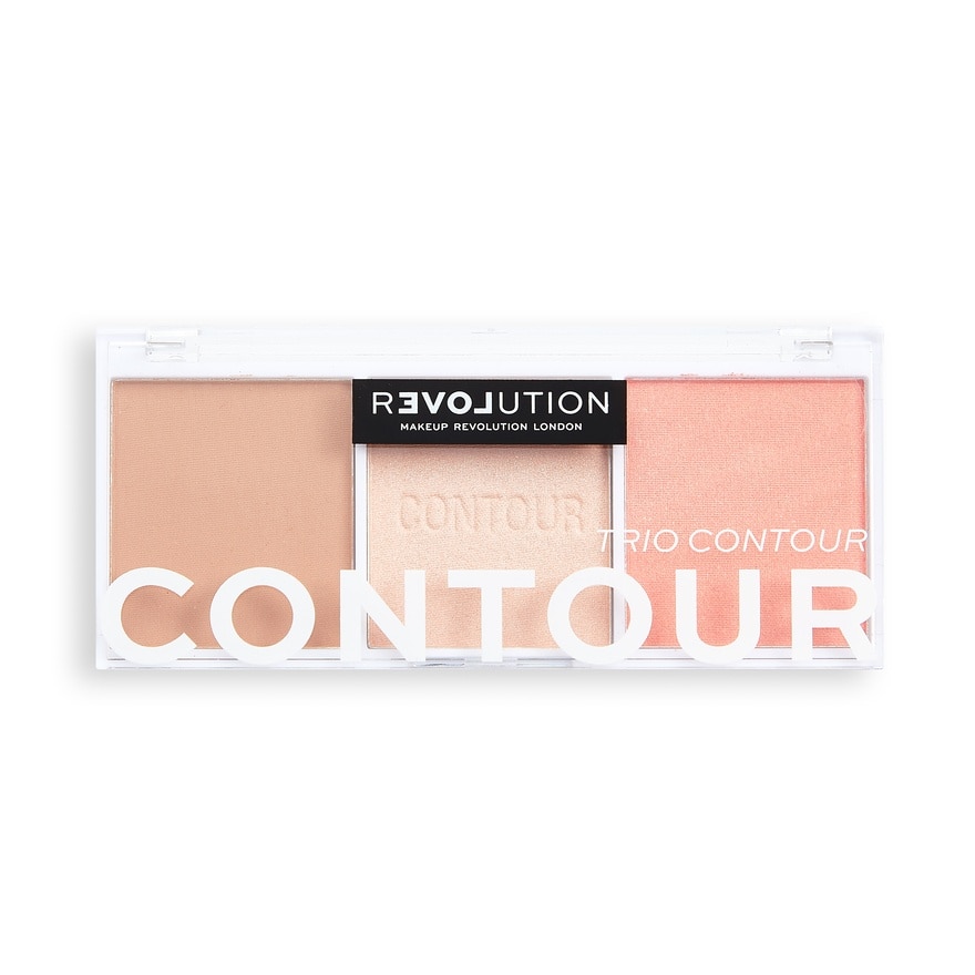 Makeup Revolution #MUR Relove Trio Contour Palette Sugar