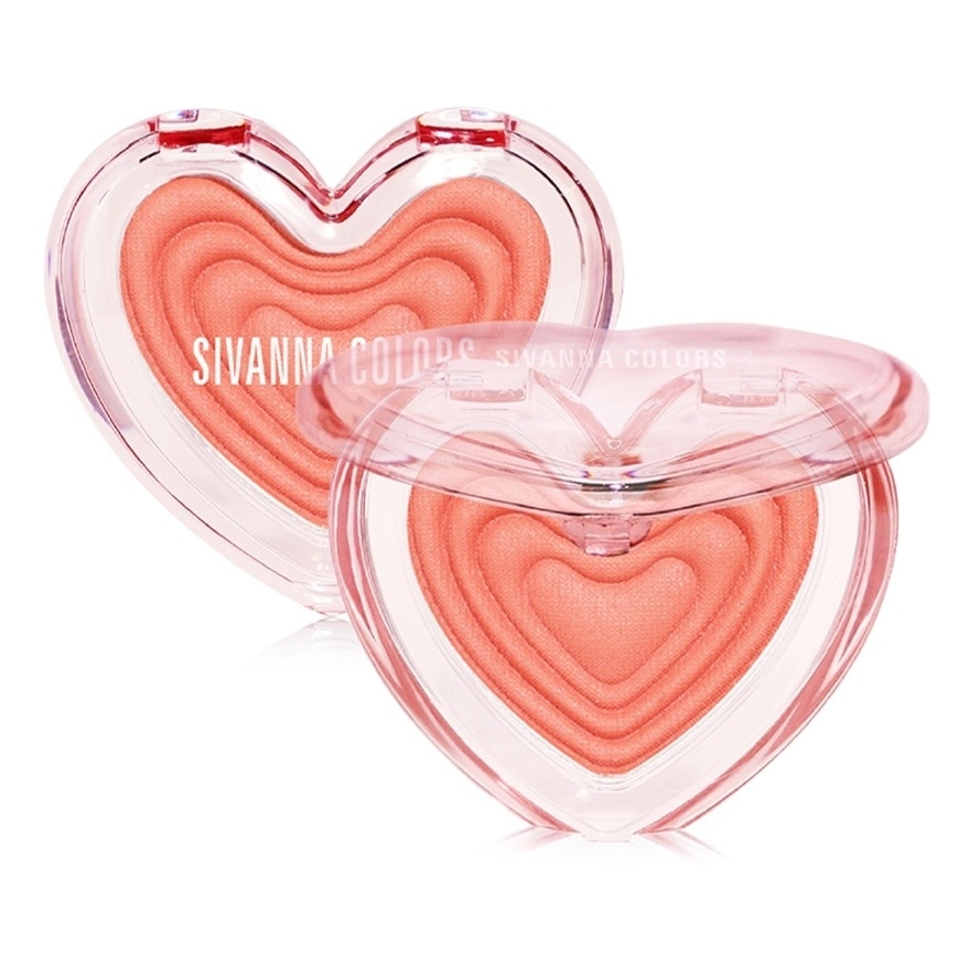 Sivanna Colours Sweet Hearts Perfect Flush Blush 7g. 04 Nude Peach