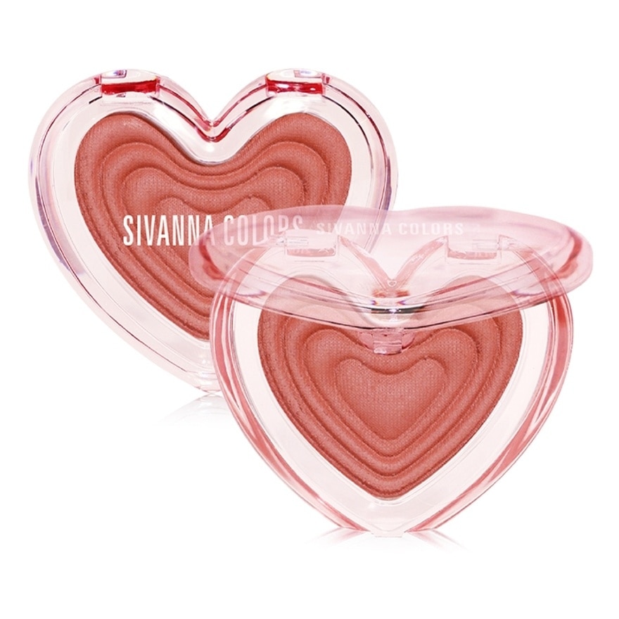 Sivanna Colours Sweet Hearts Perfect Flush Blush 7g. 06 Milktea Coral