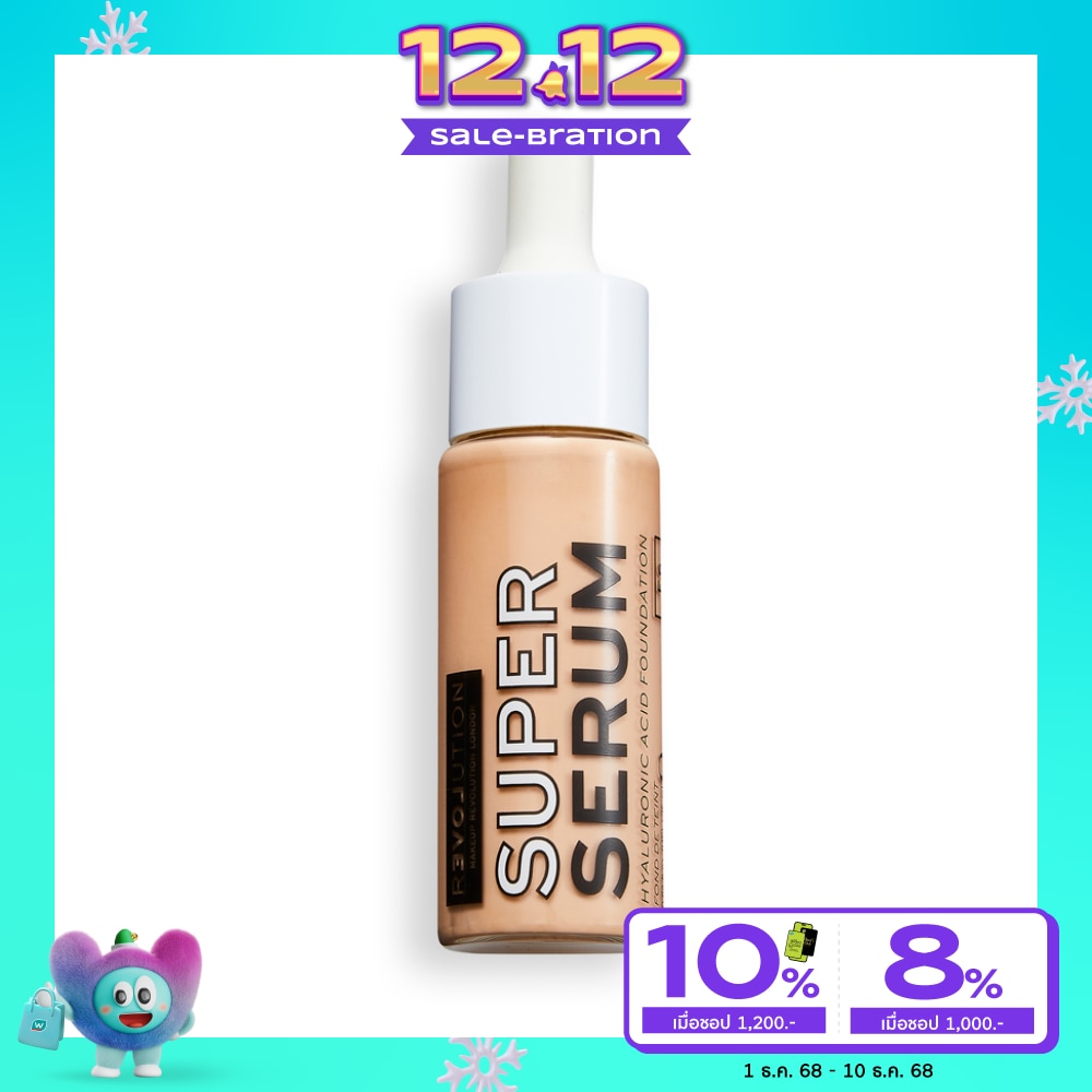Makeup Revolution Relove Super Serum Hyaluronic Acid Foundation 25g. F6