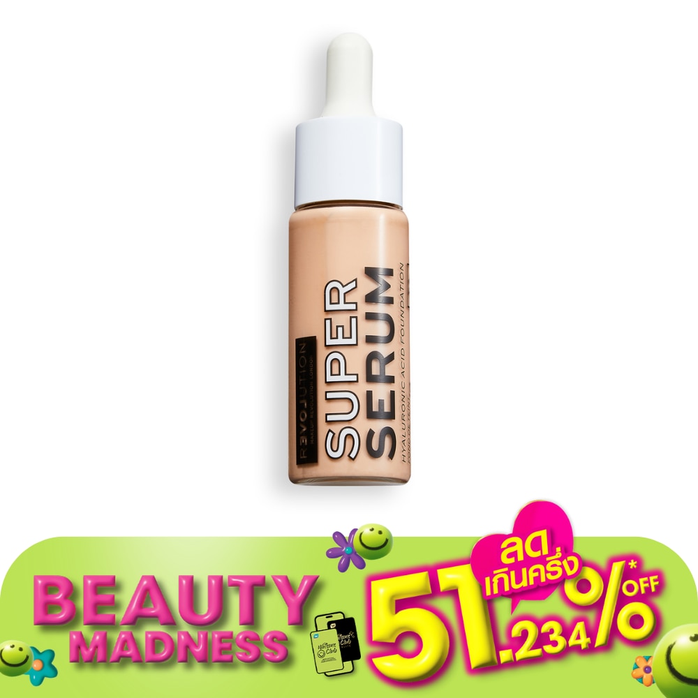 Makeup Revolution #MUR Relove Hyaluronic FoundationF3