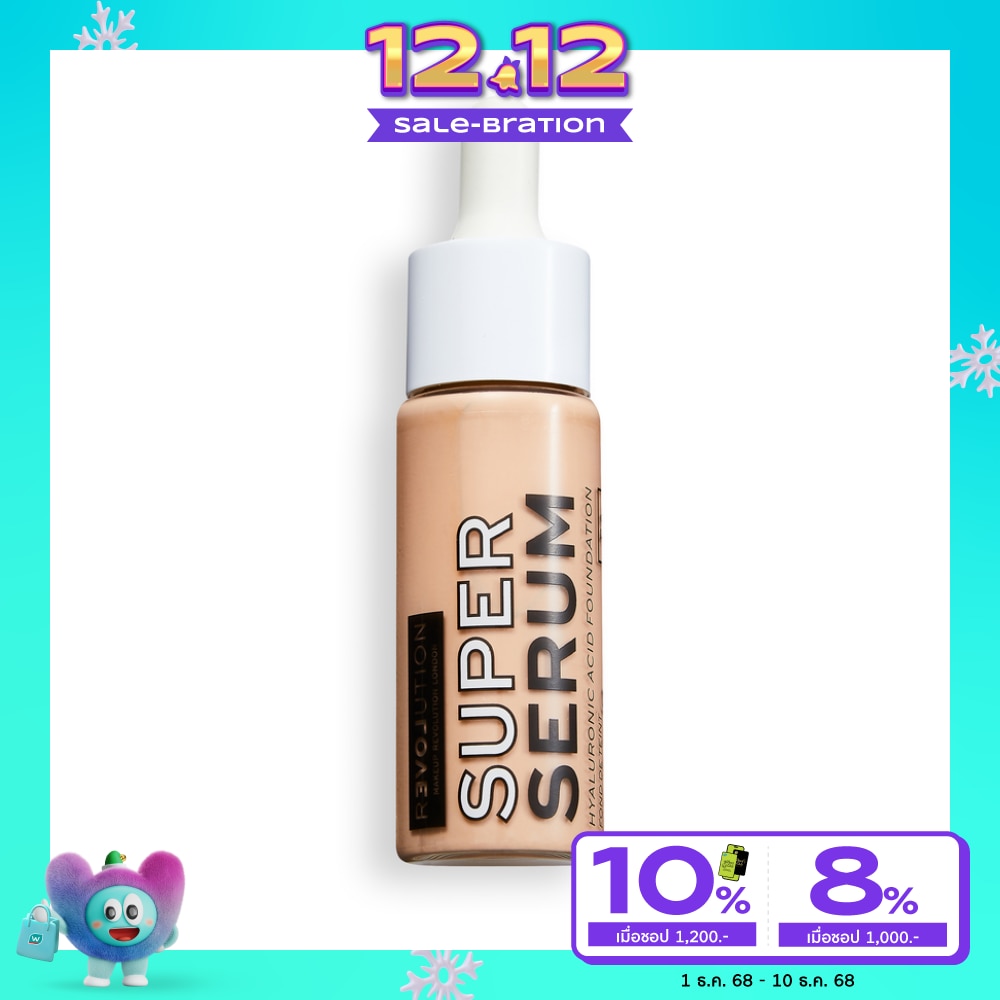 Makeup Revolution #MUR Relove Hyaluronic FoundationF3