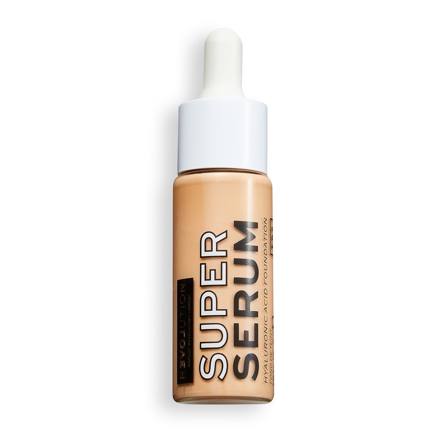 Makeup Revolution Relove Super Serum Hyaluronic Acid Foundation 25g. F8.5