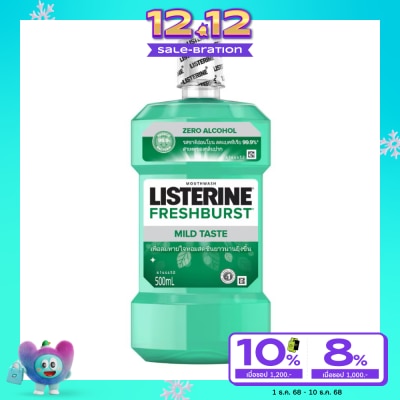 Listerine Listerine Mouthwash Freshburst Zero Alcohol 500 Ml.