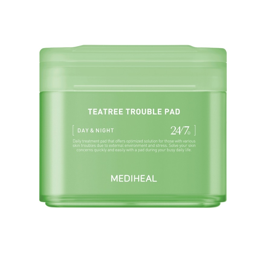 Mediheal Mediheal Teatree Trouble Pad 100'S แผ่นบำรุงผิวเฉพาะจุด คุมมัน ลดสิว