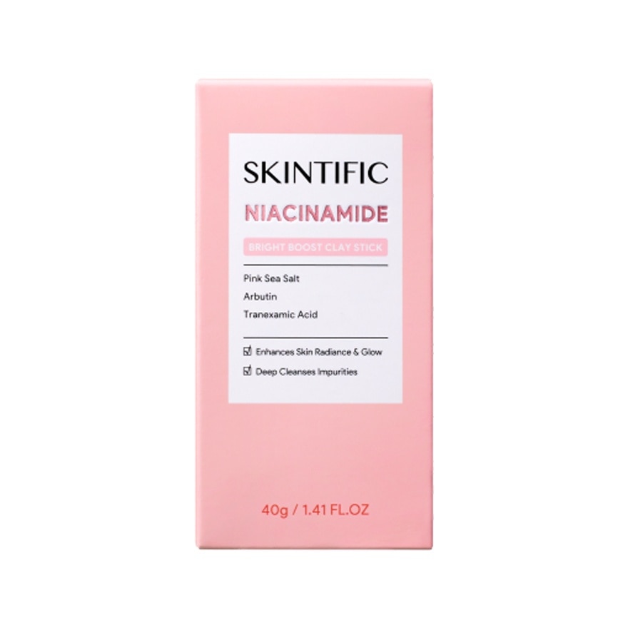 Skintific Niacinamide Bright Boost Clay Mask Stick 40 g.