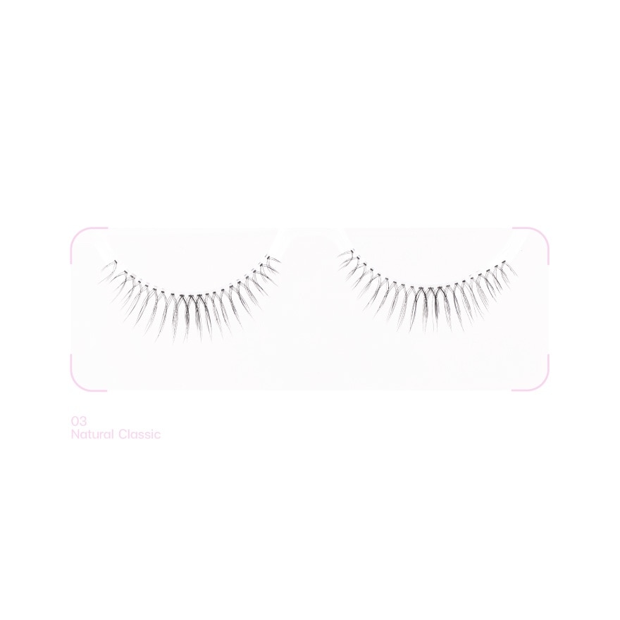 Meilinda Baby Blink Lashes 3pairs 03 Natural Classic