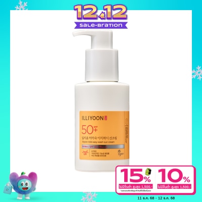 illiyoon ILLIYOON Mild Easy-Wash Sun Cream SPF50+ PA++++ 150 ml.