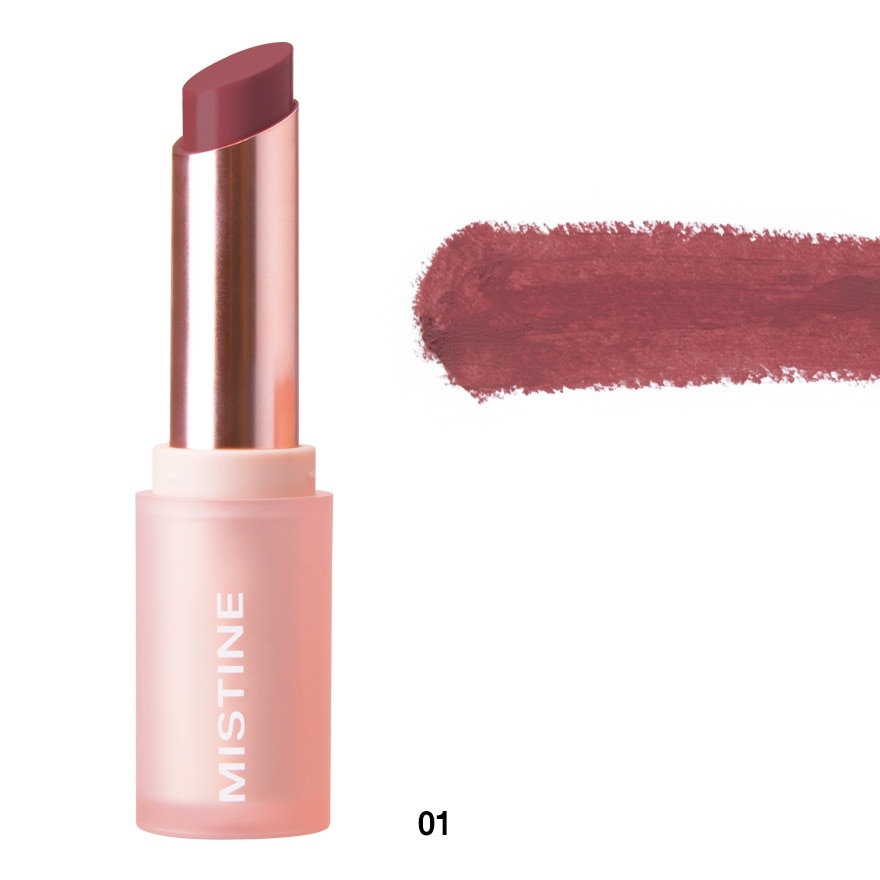 Mistine Pretty Me Semi Matte Lipstick 3.5g. 01 So Secret