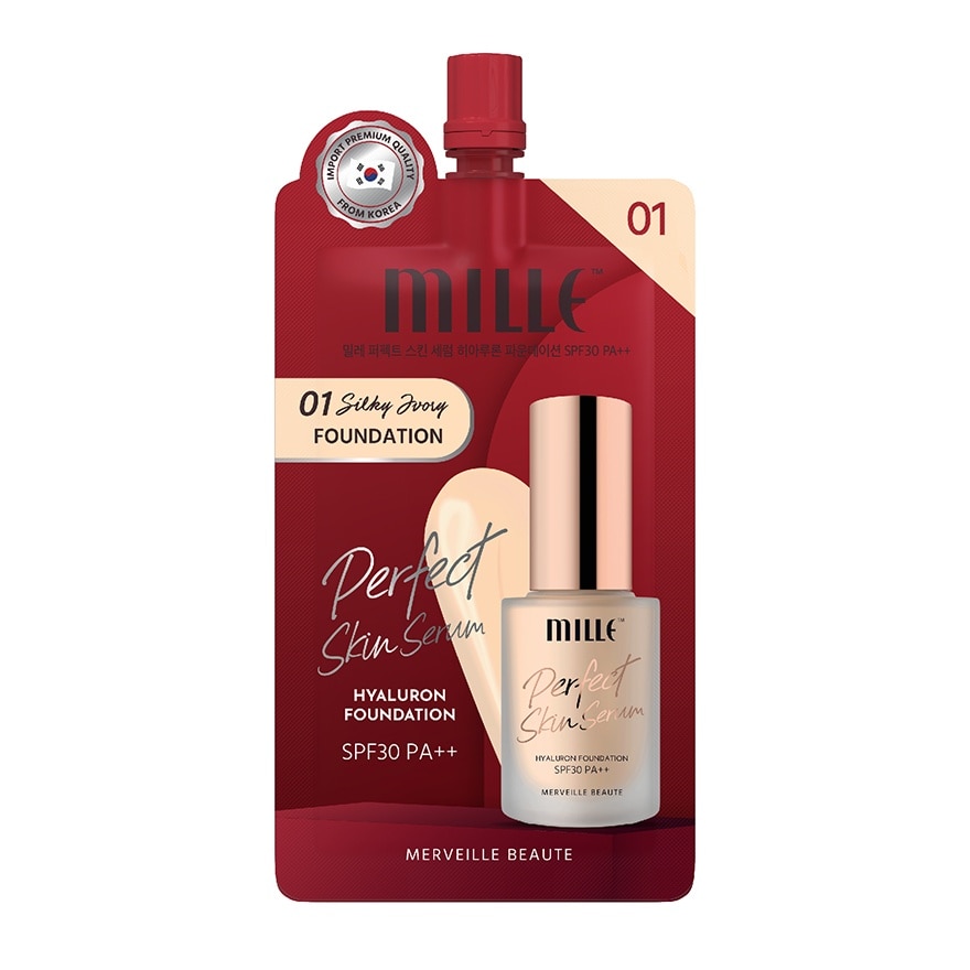 Mille Perfect Skin Foundation SPF30 PA+++ 6g. 01