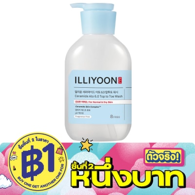 illiyoon - อิลลิยูน เซราไมด์ อโต 6.0 ท็อป ทู โท วอช 500 มล. image