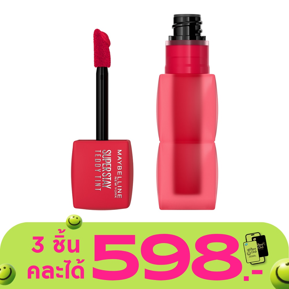 เมย์เบลลีน นิวยอร์ก ซุปเปอร์สเตย์ เท็ดดี้ ทินท์ 5ก. 65 พิงค์กี้ เบสตี้