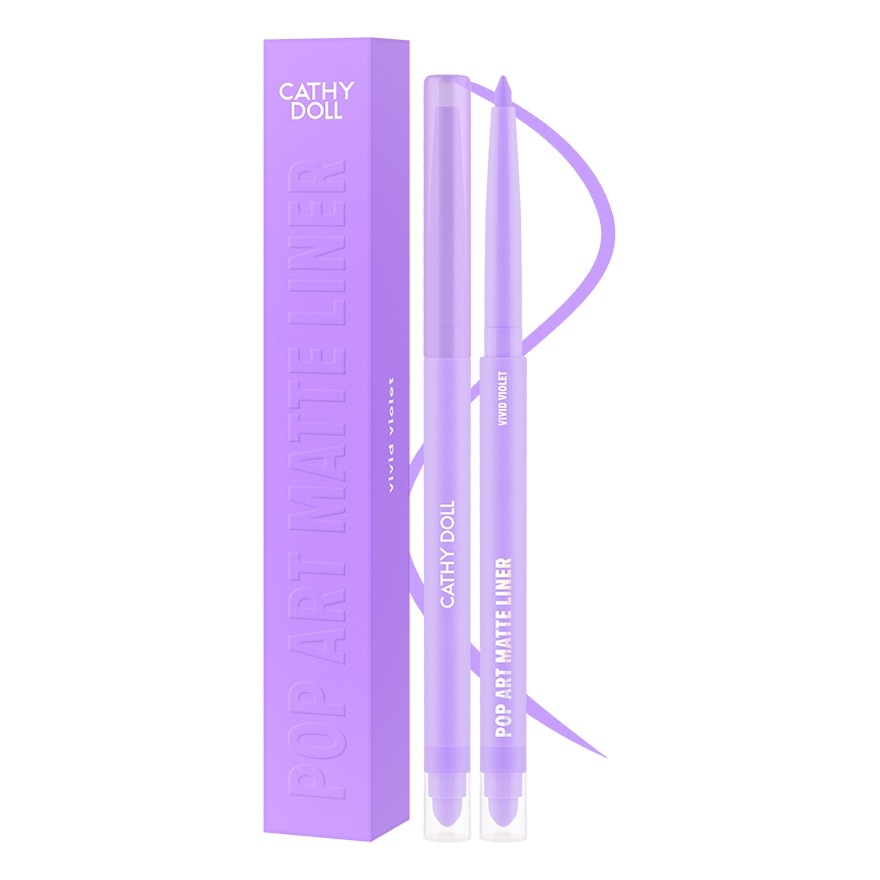 Cathy Doll Pop Art Matte Liner 0.25g. Vivid Violet