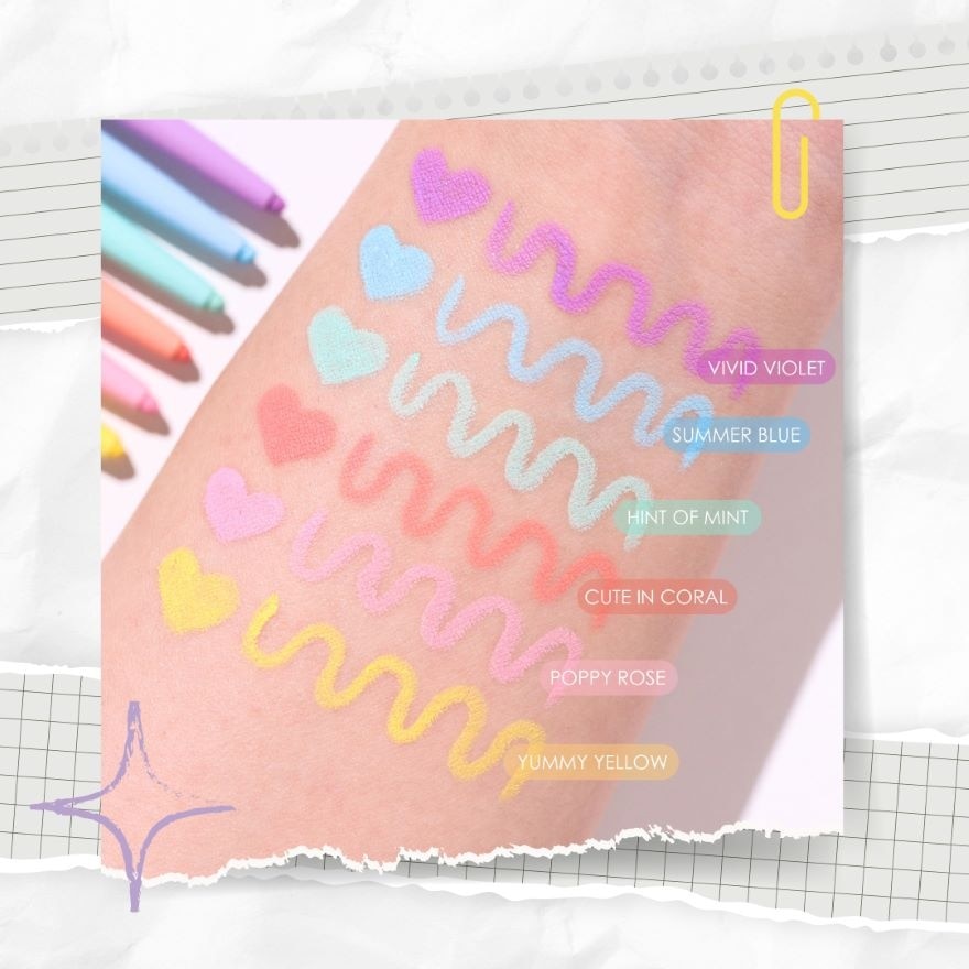 Cathy Doll Pop Art Matte Liner 0.25g. Vivid Violet