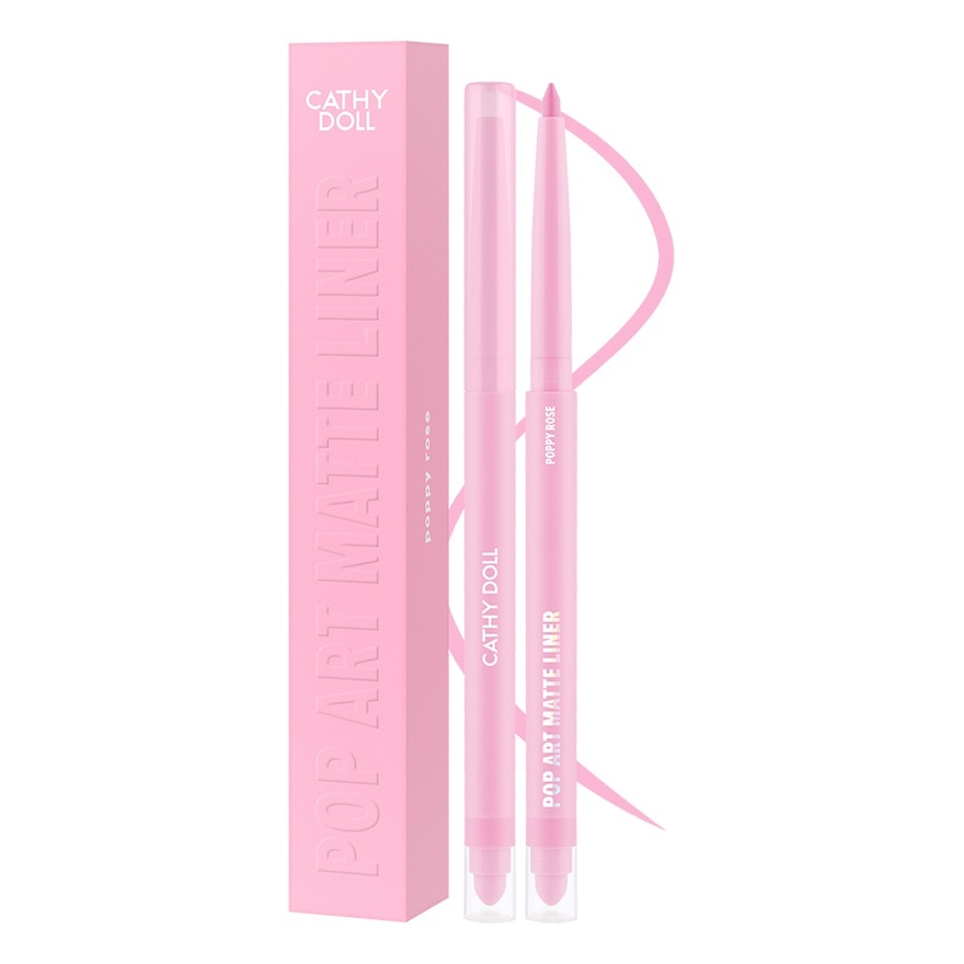 Cathy Doll Pop Art Matte Liner 0.25g. Poppy Rose