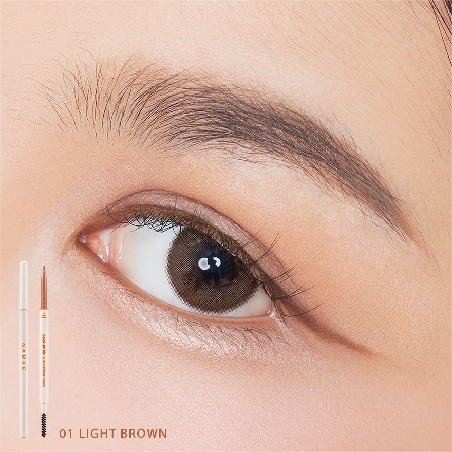 Naree Look At Me Slim Eyebrow Pencil 1g. 01 Light Brown