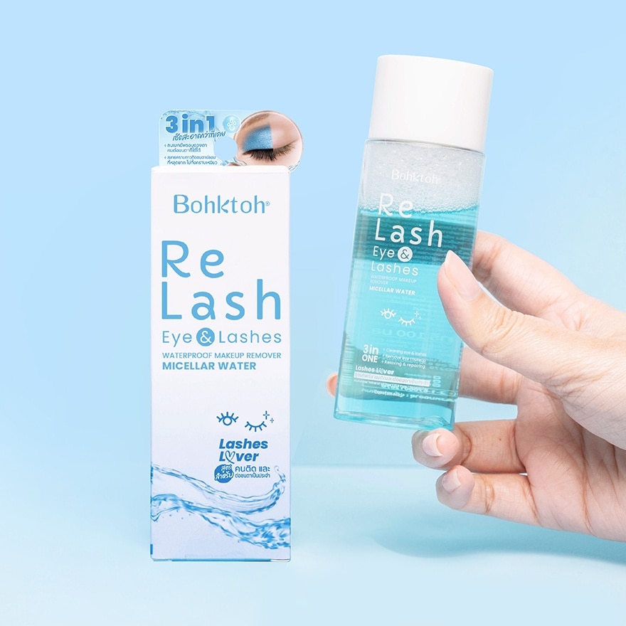 Bohktoh Relash Eye  Lashes Waterproof Makeup Remover 100ml.