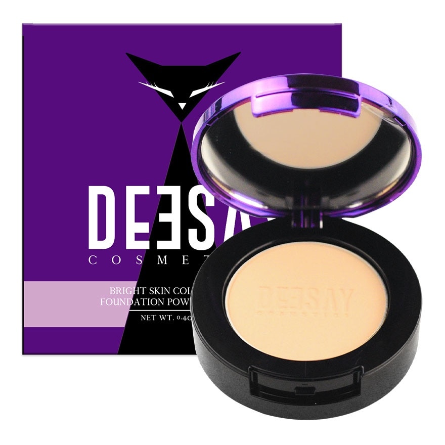 Deesay Bright Skin Color Controls Foundation Powder SPF 30 PA+++ 4.8g. 02