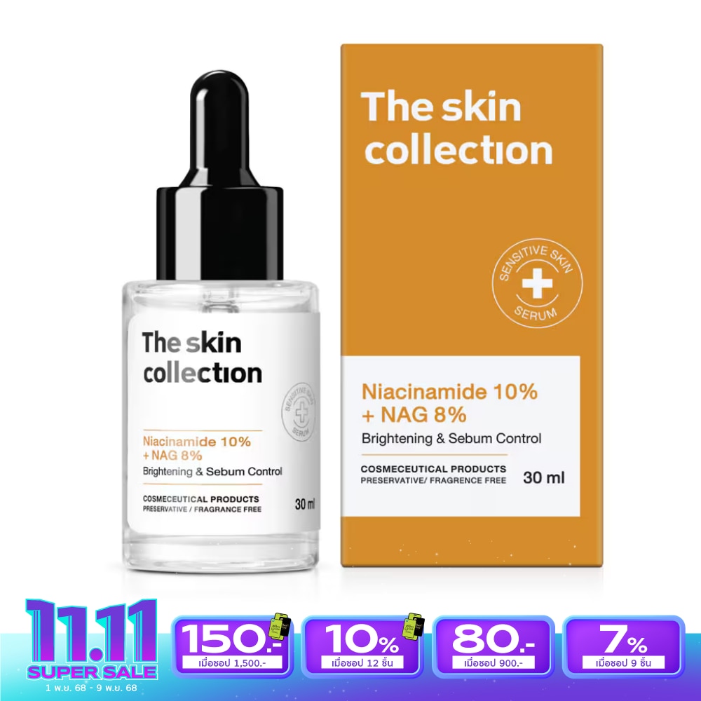 The Skin Collection Serum Niacinamide 10 + NAG 8 30 ml.