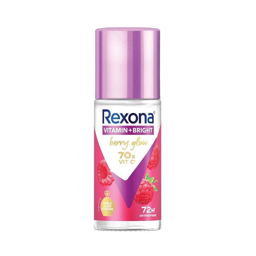 Rexona Rexona Roll-On Vitamin + Bright Berry Glow Antiperspirant 45 Ml.