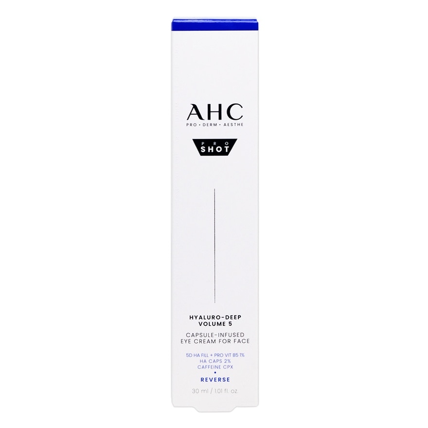 AHC Pro Shot Hyaluro-Deep Volume 5 Capsule-Infused Eye Cream For Face 30 Ml.