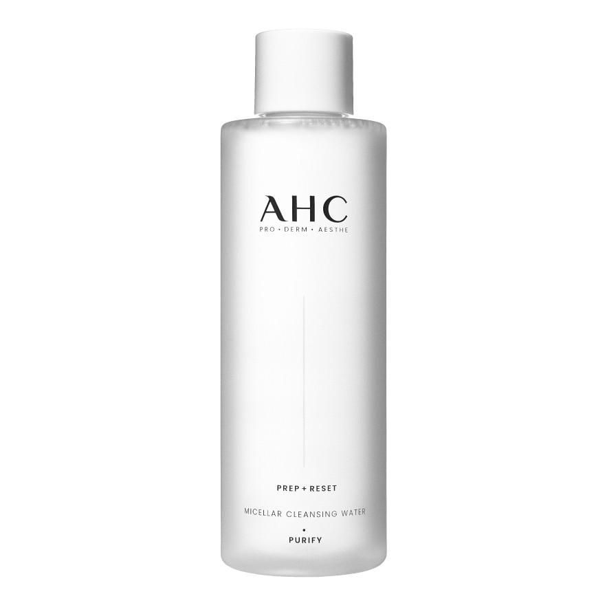 AHC เอเอชซี เพร็พ+รีเซ็ต ไมเซล่า คลีนซิ่ง วอเตอร์ 255 มล.