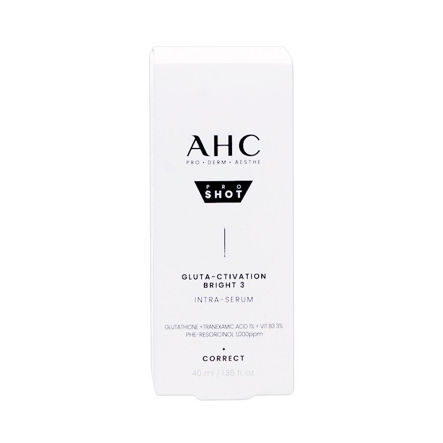 AHC Pro Shot Gluta-Ctivation Bright 3 Intra-Serum 40 Ml.