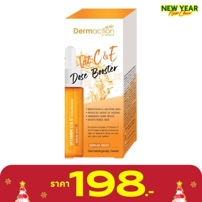 Dermaction Plus by Watsons Vitamin C E Dose Booster Serum Shot 17 ml.