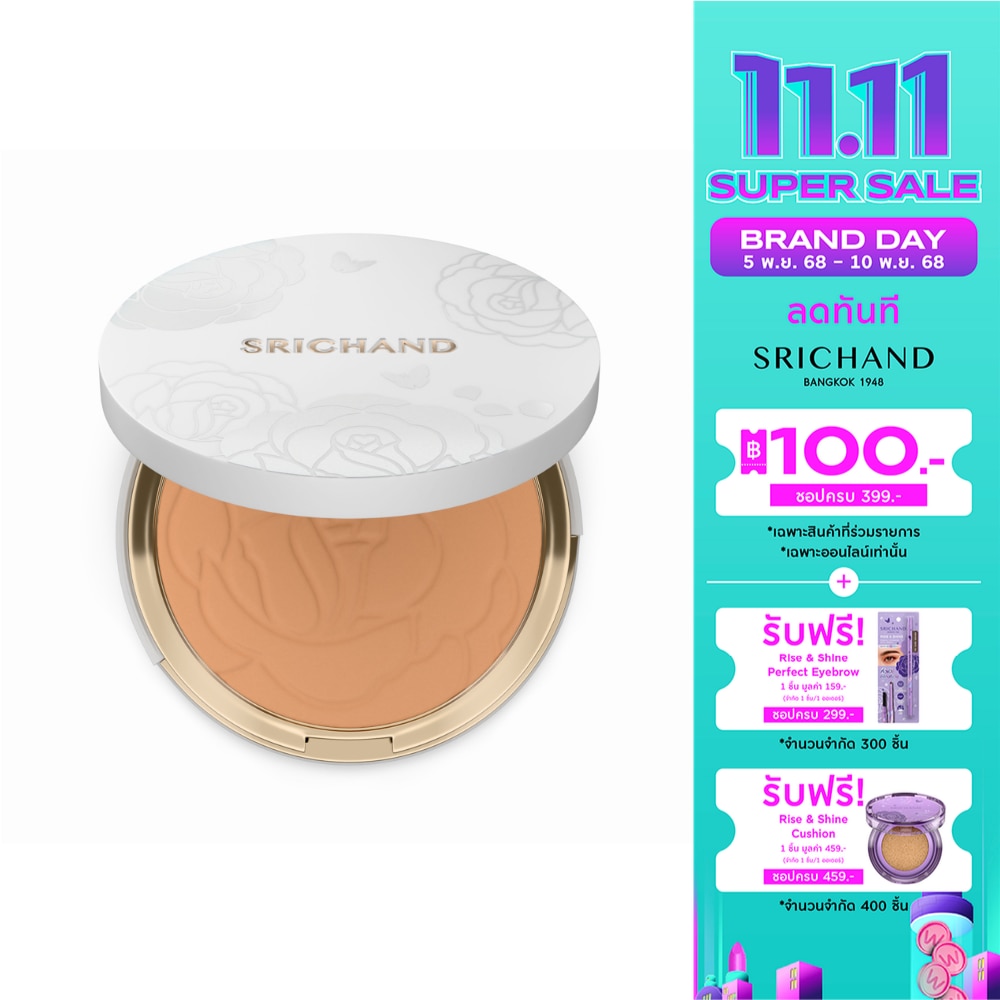 Srichand Skin Booster Flawless Foundation Powder SPF50+ PA++++ 9g. Y30 Honey