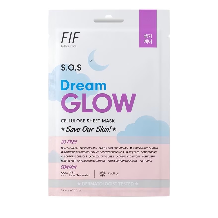 FIF FIF by Faith in Face S.O.S Dream Glow Cellulose Sheet Mask 1'S