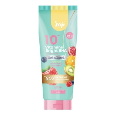 Joji Secret Young โจจิ ซีเคร็ท ยัง 10 วิตามิน ไบร์ท BHA บอดี้ เซรั่ม โลชั่น 330มล.