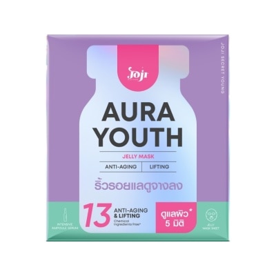 Joji Secret Young โจจิ ซีเคร็ท ยัง ออร่า ยูธ เจลลี่ มาส์ก 1ชิ้น